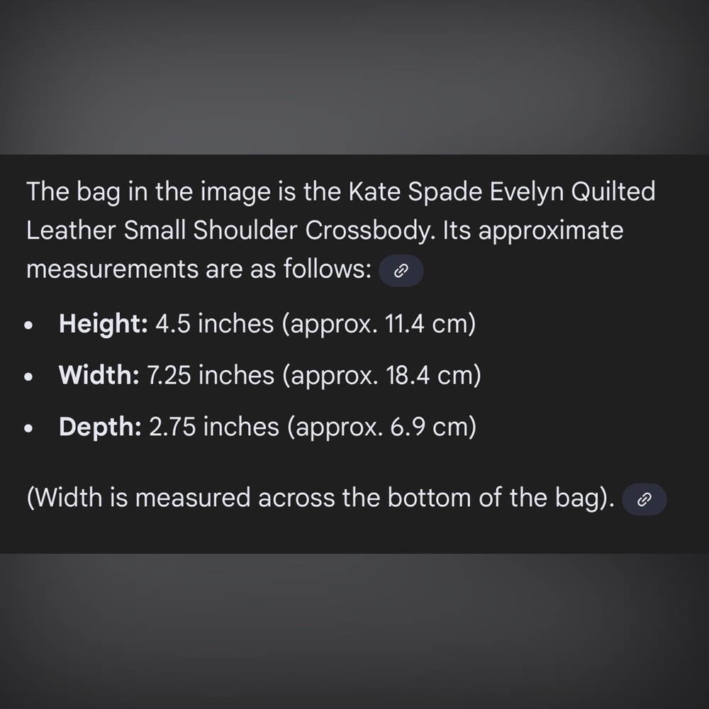 ♠️ Kate Spade Evelyn Quilted Small Shoulder Crossbody - free dust bag - Picture 7 of 7